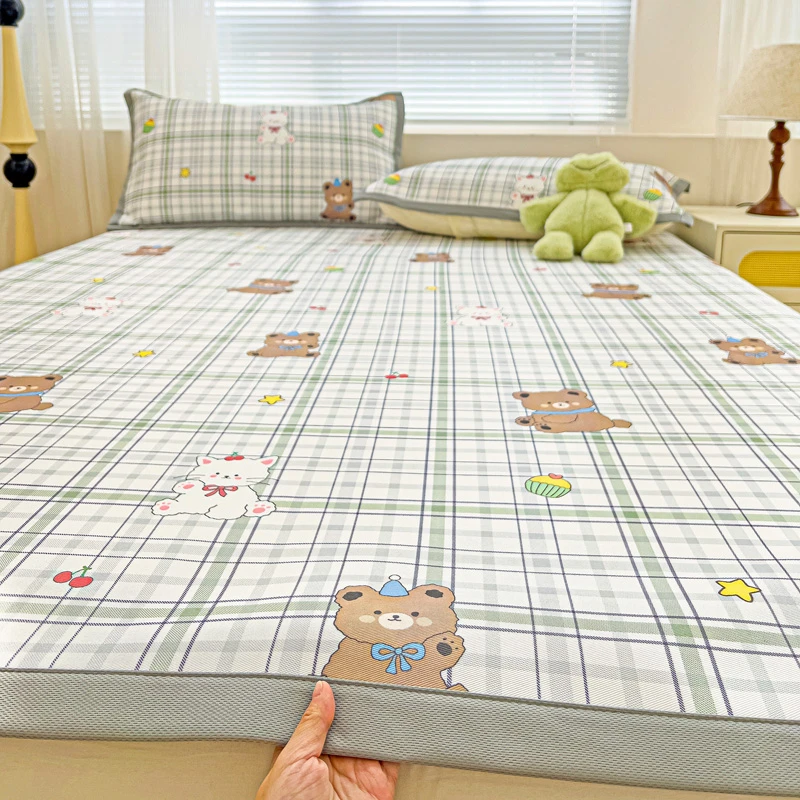 A类冰丝凉席单件夏季可机洗空调软席子2025新款学生宿舍单人席子3