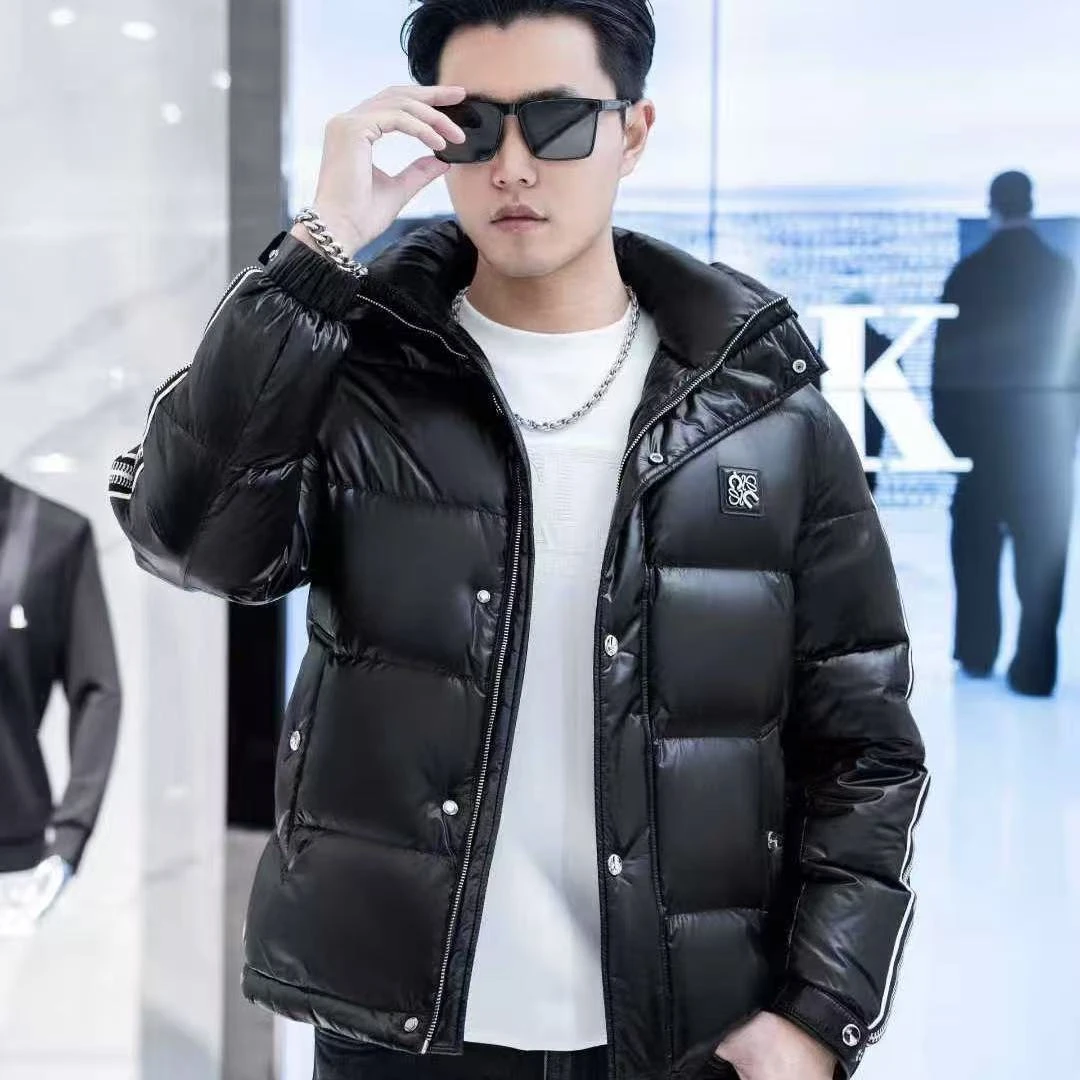 【VanJazny】新款高端男士休闲百搭潮流简约羽绒夹克BEW5601