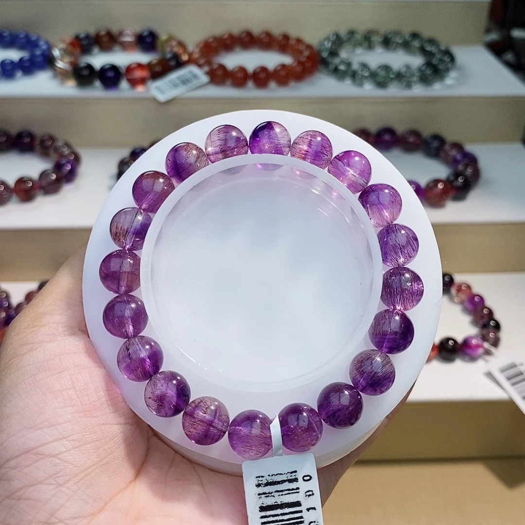 未镶嵌水晶手链紫超七99