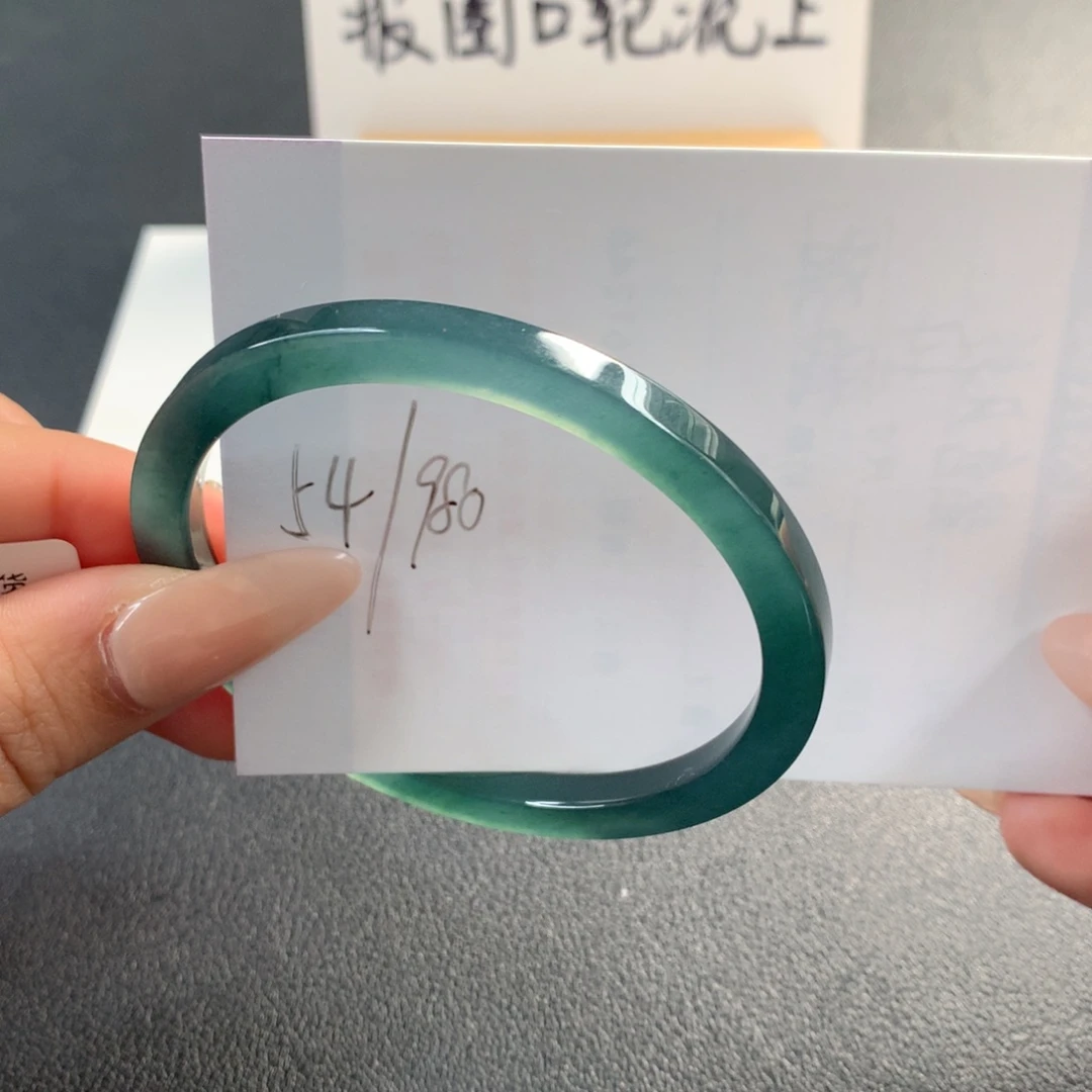 翡翠未镶嵌手镯天然翡翠