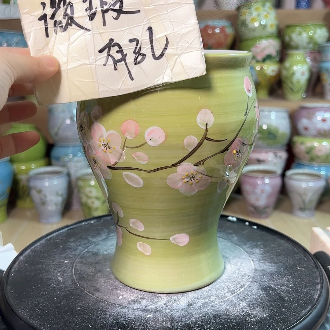 景德镇陶瓷花盆花器瑕123