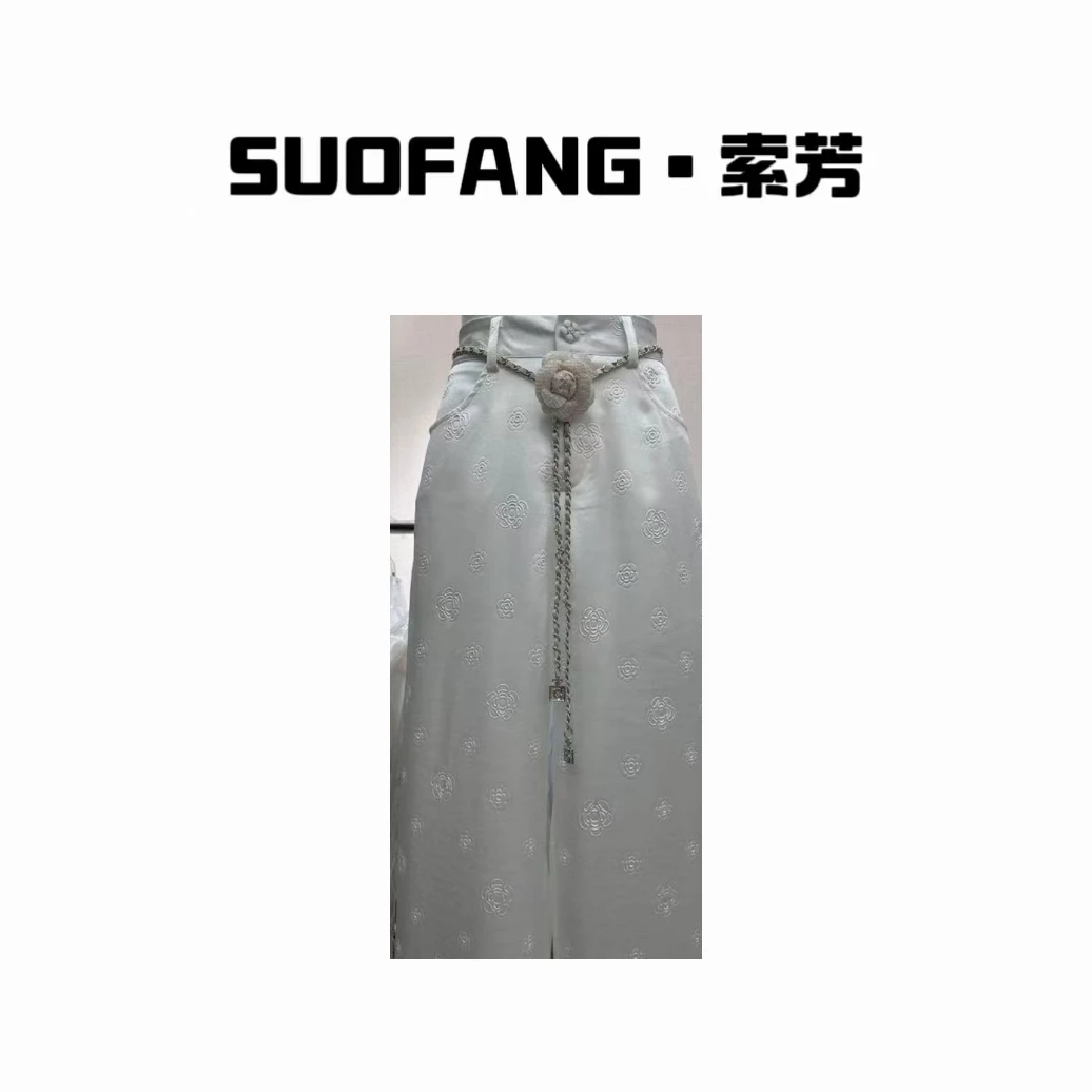 新品上市 时尚休闲印花阔腿裤