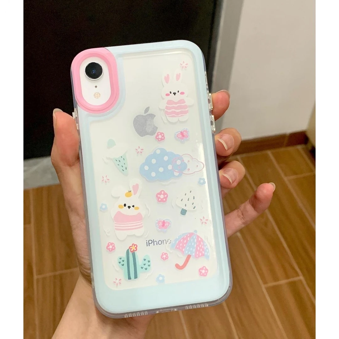 闪度侠踏青兔子适用苹果17手机壳iPhone15华为P70vivoppo小米13套