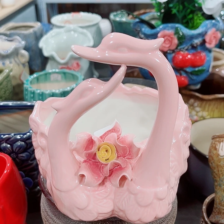 多肉陶瓷花盆满10元包邮