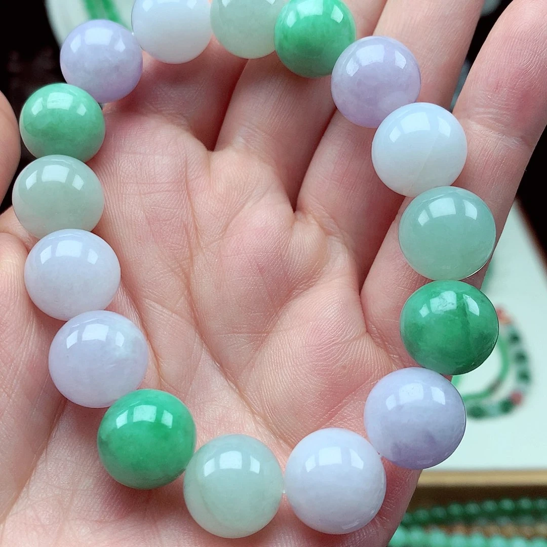 未镶嵌手链翡翠翡翠