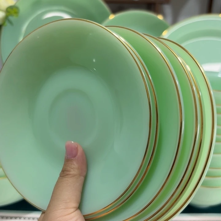 瓷景德镇陶瓷玉瓷6个骨碟