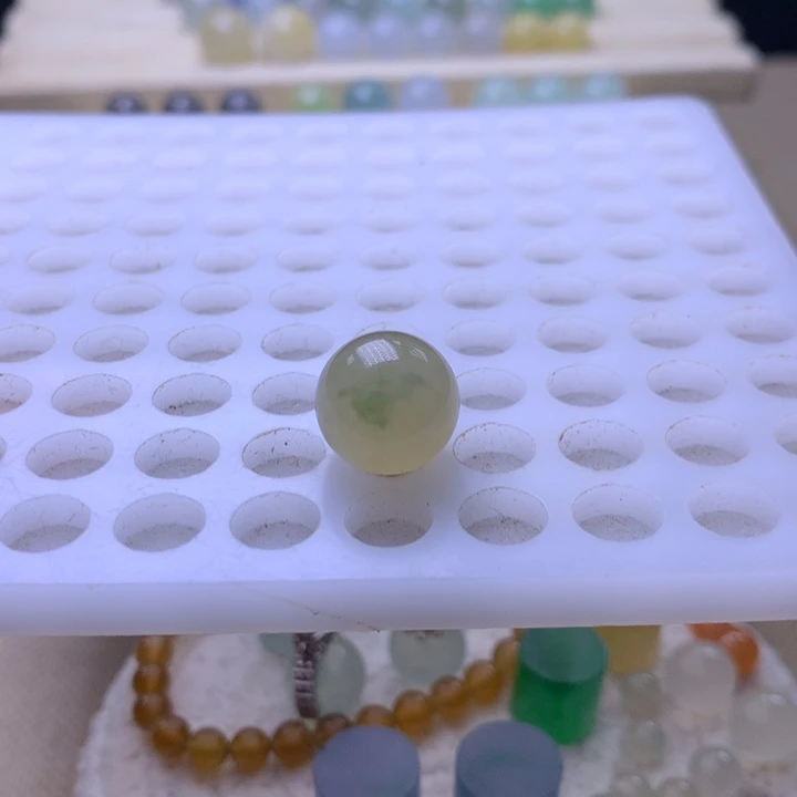 未镶嵌手链翡翠13.3翡翠圆珠