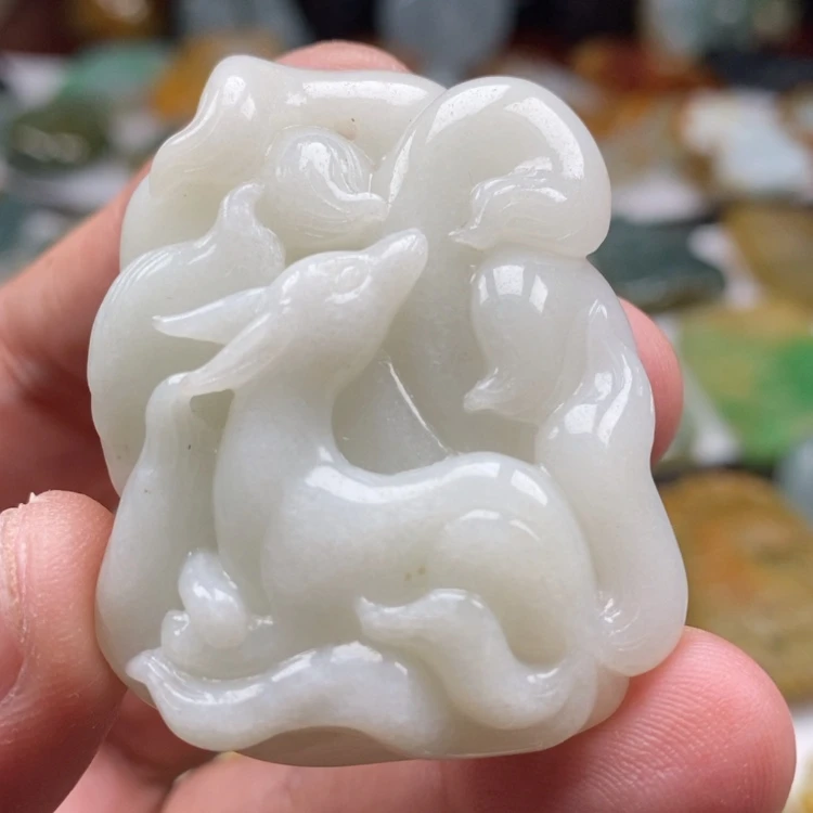 【闪购商品】翡翠未镶嵌吊坠(不含链)宁**生缅甸翡翠A货吊坠