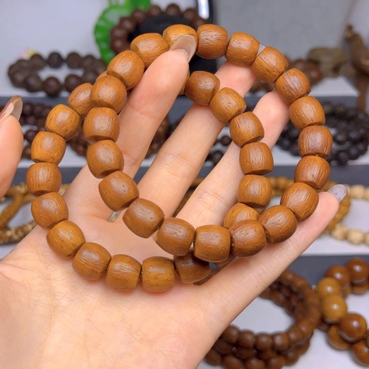 紫金鼠手串原皮直切半实心福利