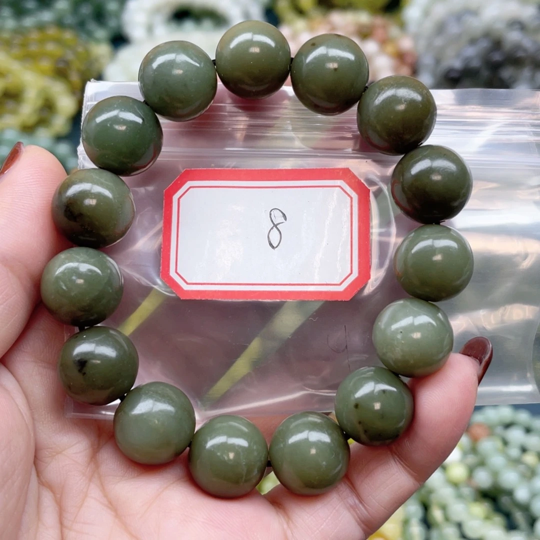 未镶嵌蛇纹石玉手串