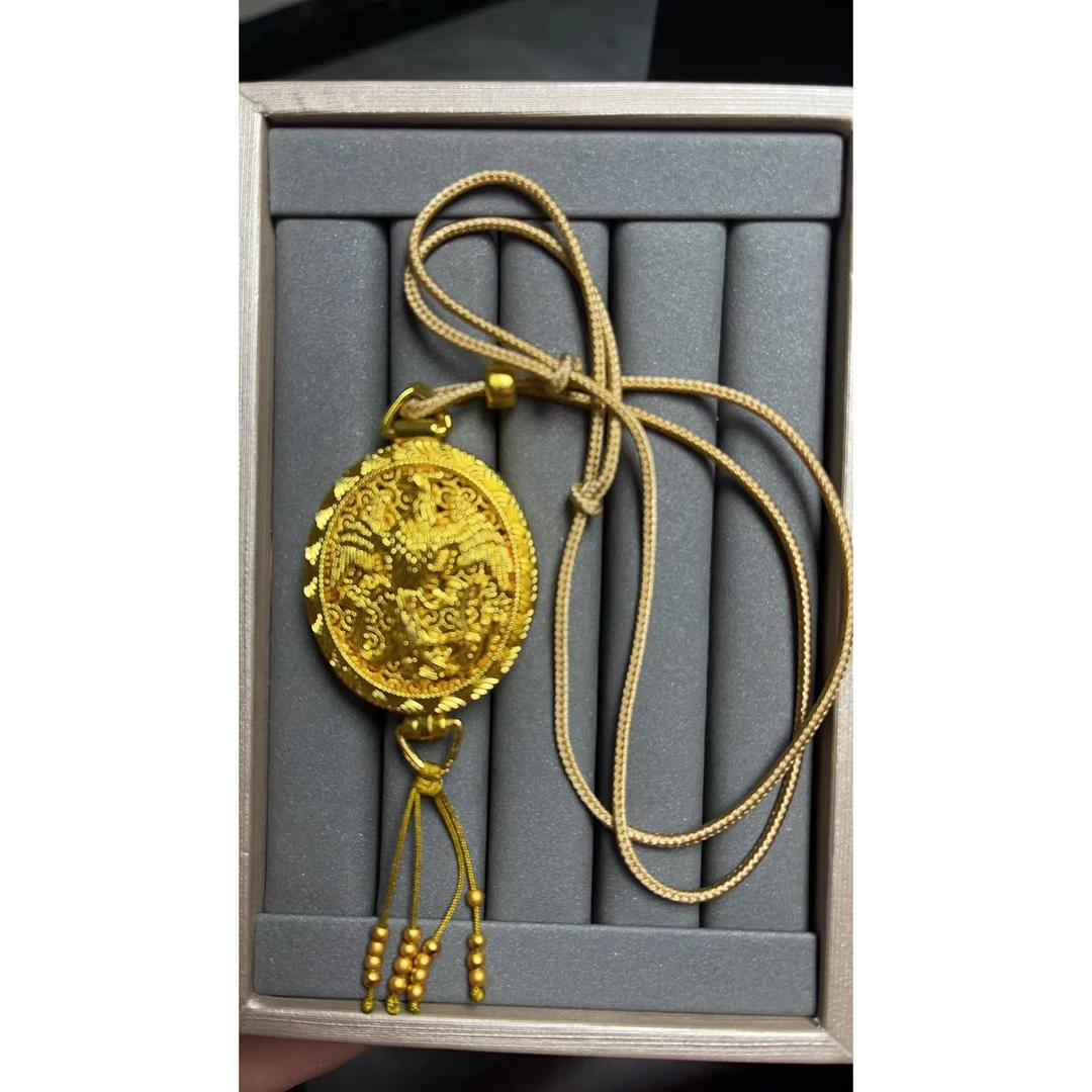 甄选吊坠黄凤凰吊坠303