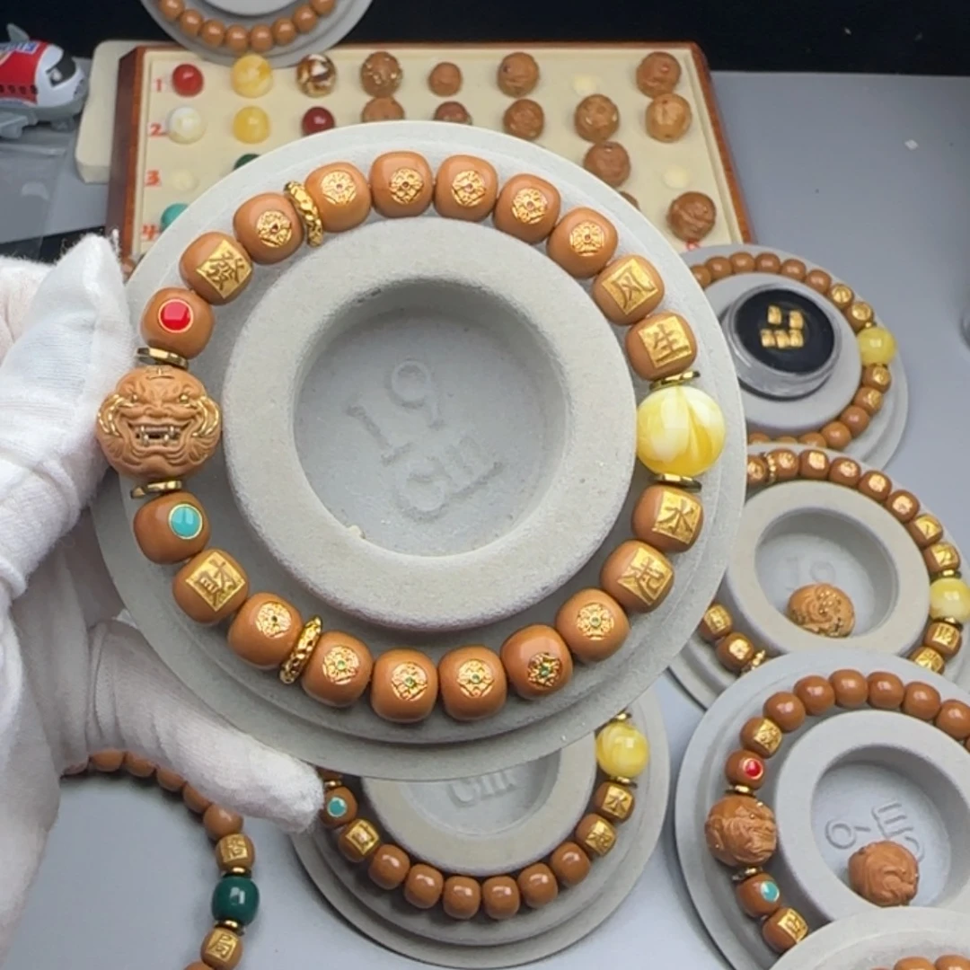 猴头核桃吊坠全品老型猴头手串私人订制满贯