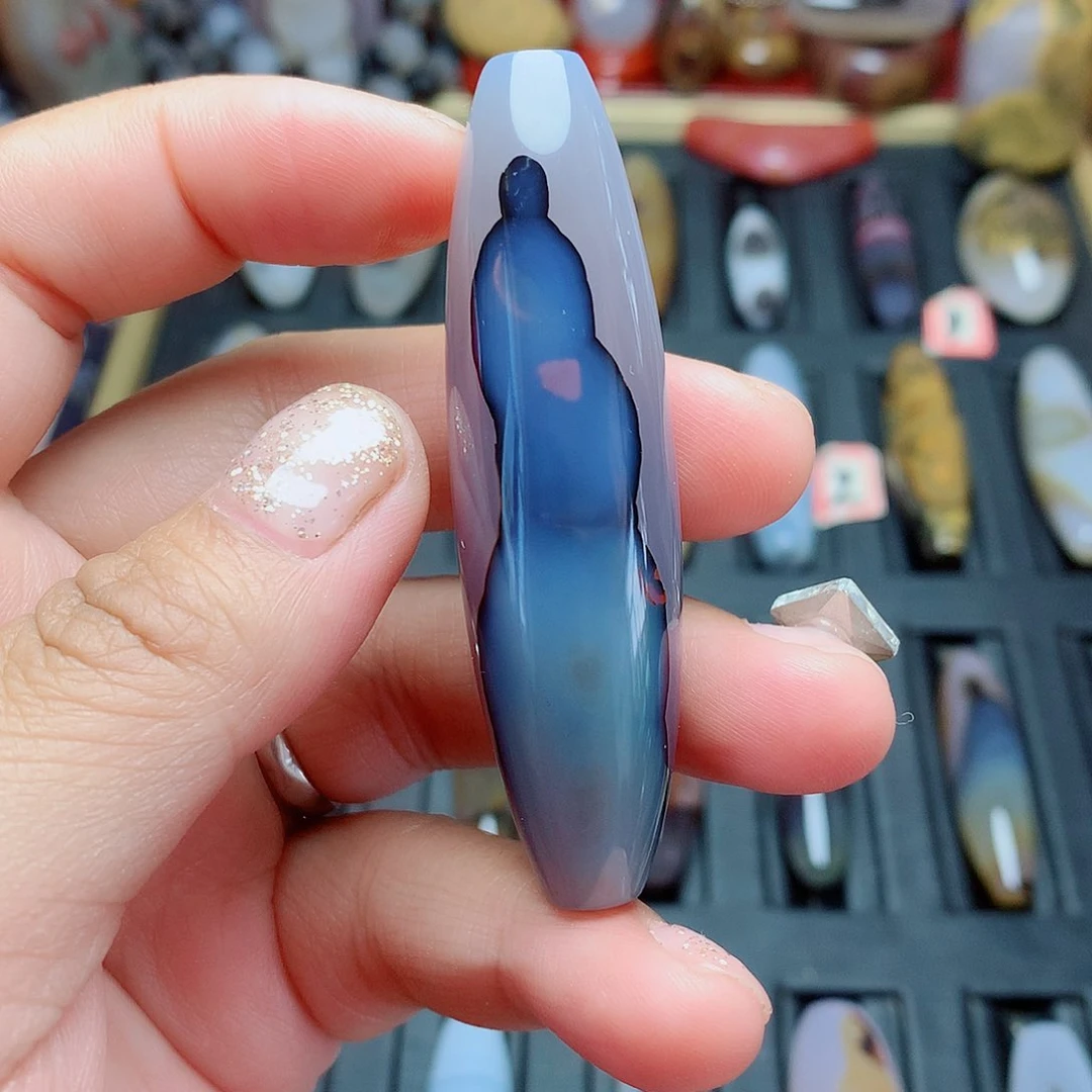 玛瑙/玉髓颈饰未镶嵌一****亮