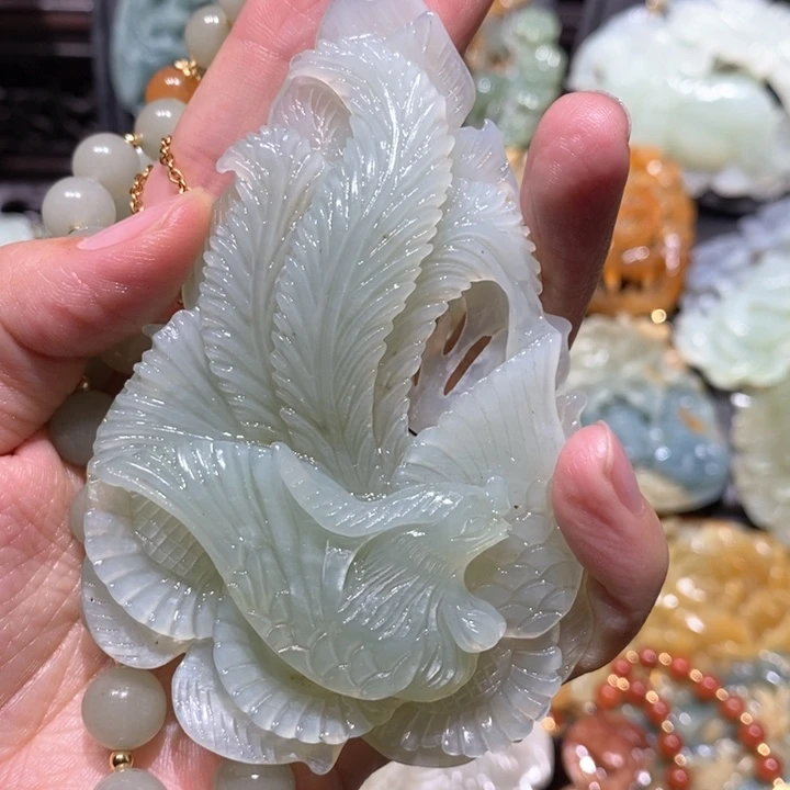 岫玉毛衣链未镶嵌