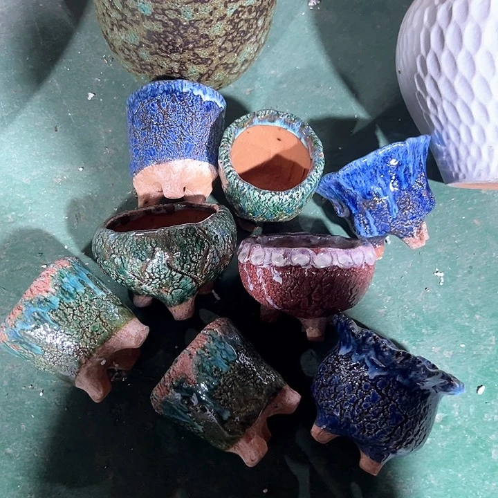 段泥花盆次品颜色随机款式随机发