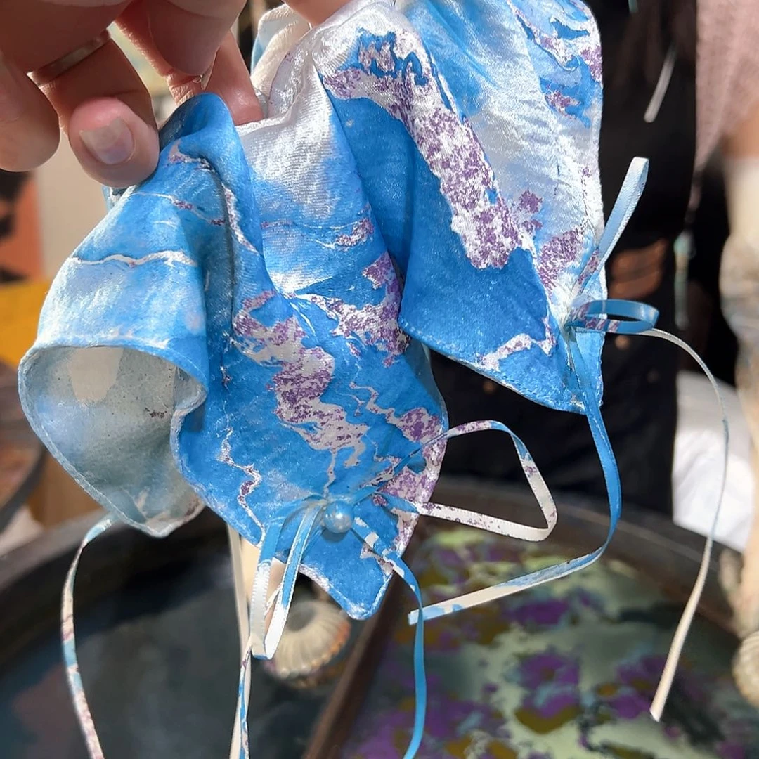 橘*253新款方巾发圈