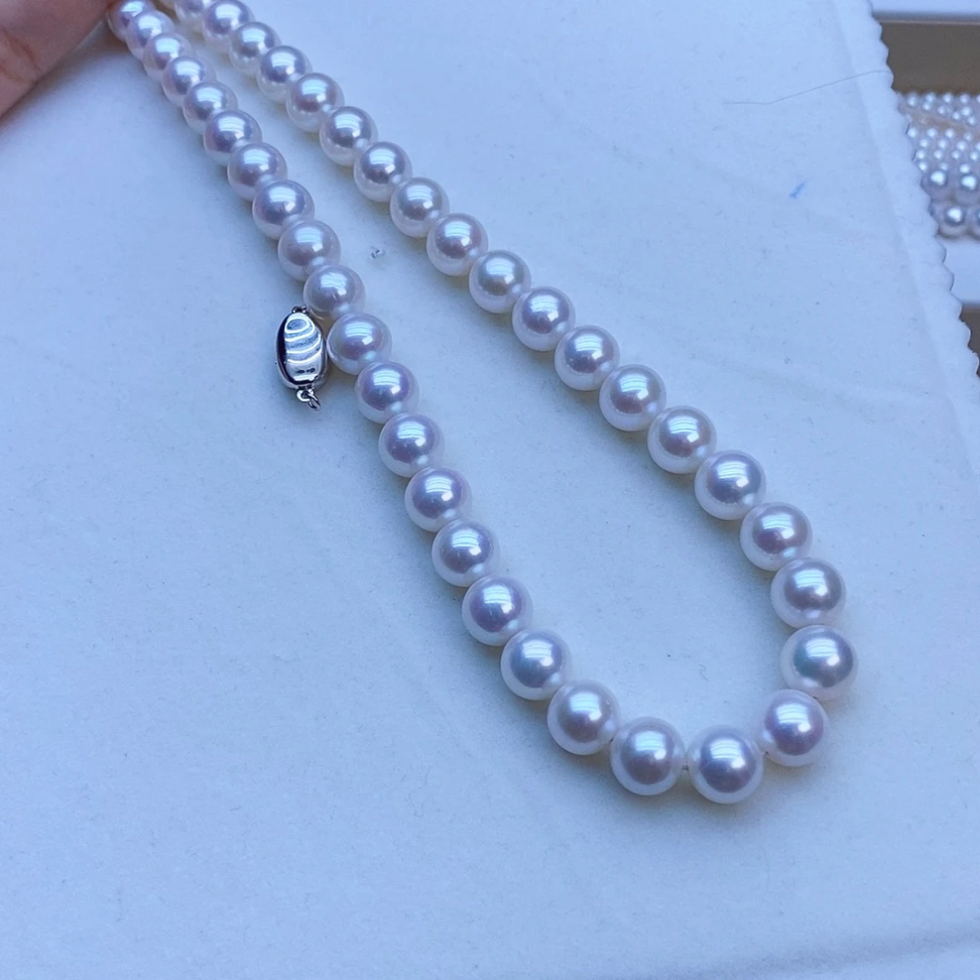 烟***花颈饰未镶嵌淡水珍珠