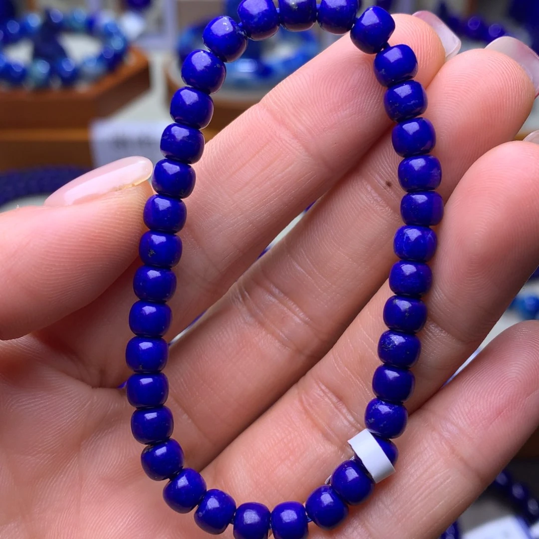 青金石手串未镶嵌5.5mm93