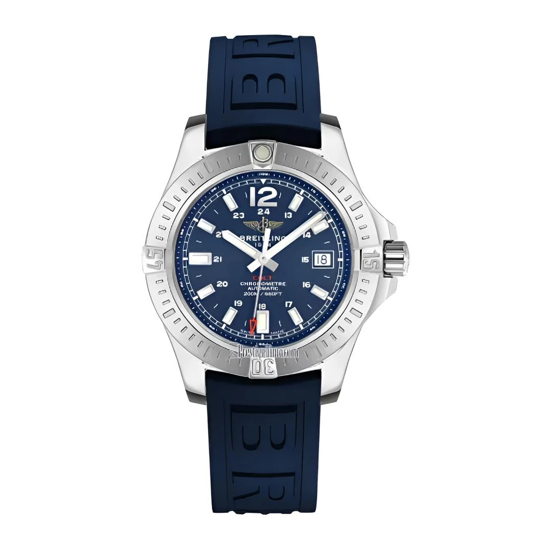 99新 BREITLING/百年灵 挑战者 自动机械 41mm 精钢 经典蓝色男士