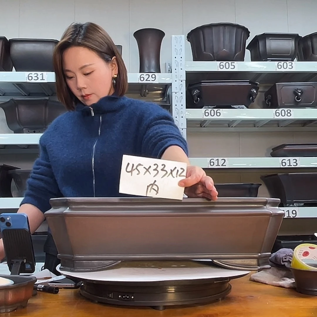 紫砂花盆宜兴紫砂17号