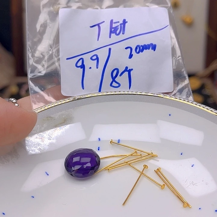 颈饰银S925镶嵌紫晶紫晶925镶嵌37