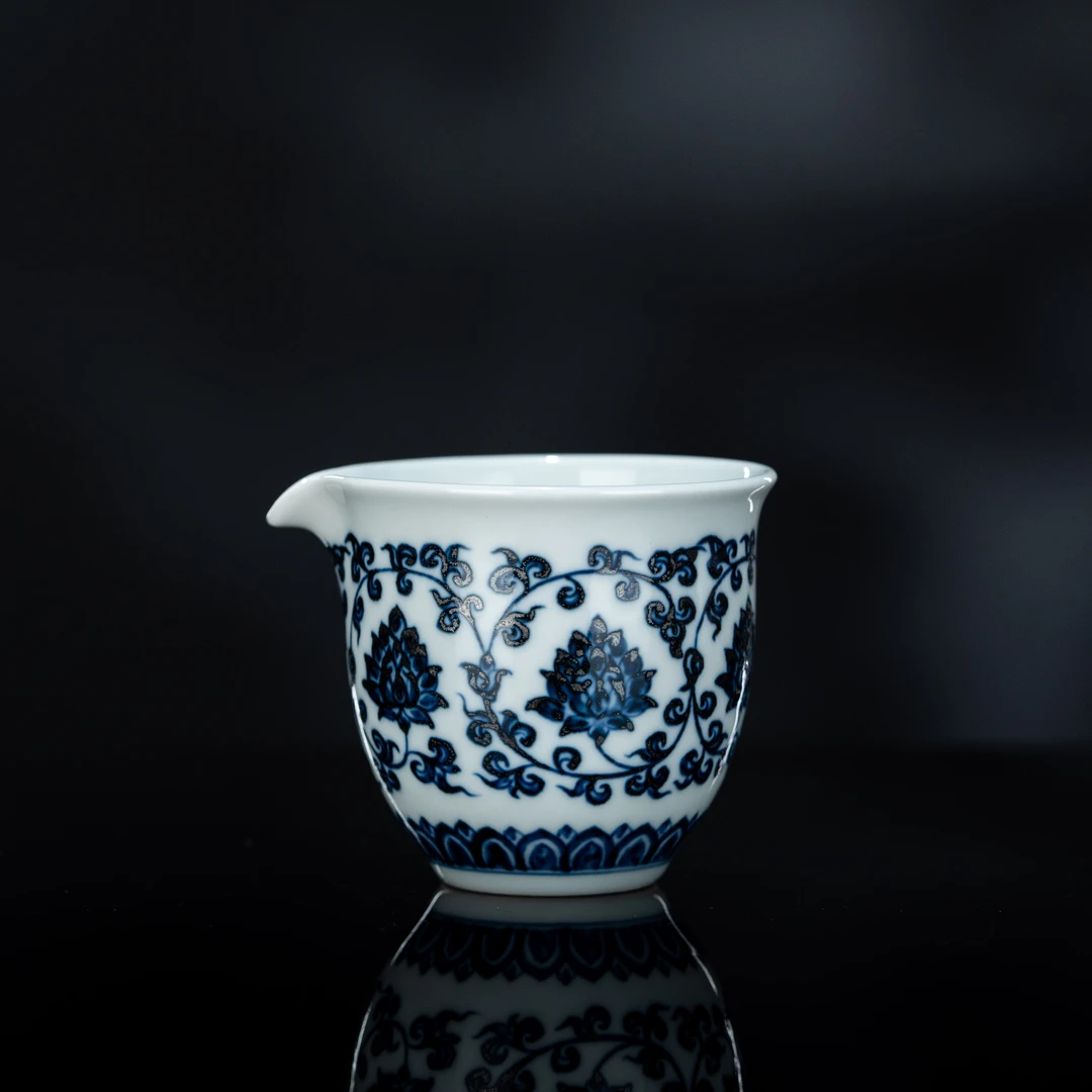柴窑金刚莲公道杯198cc家用茶周边