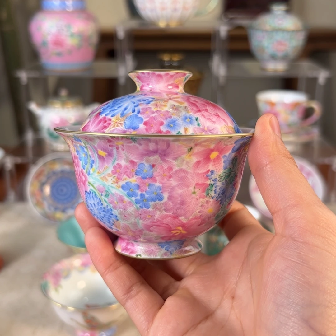 纯手工手绘 高端茶器