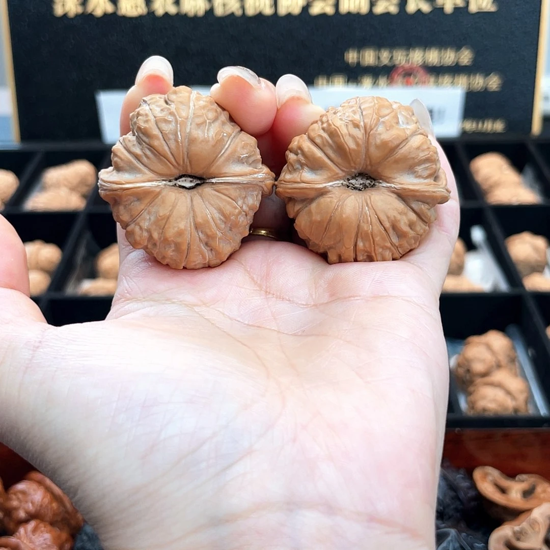 把件文玩核桃39南瓜全品近圆酒杯深凹底近正3905