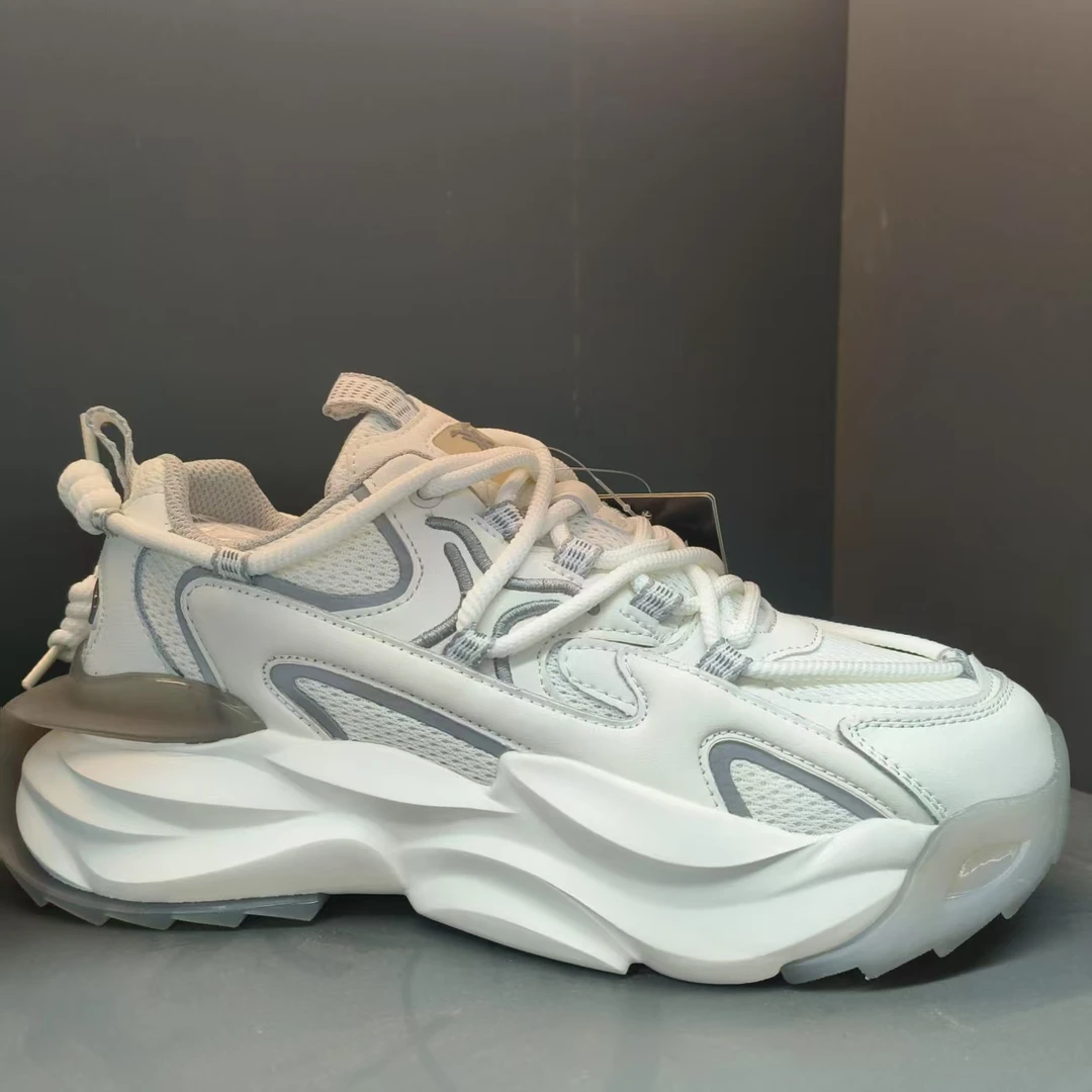 1578欧洲站老爹鞋情侣款男女同款白色