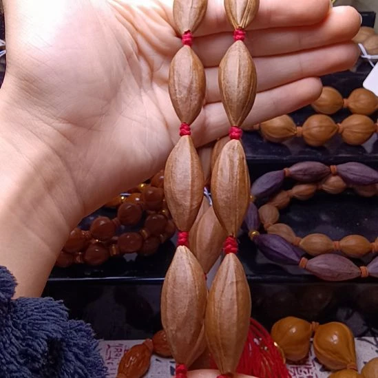 橄榄核手串/手链橄榄核脖挂柳叶1.5×3.5