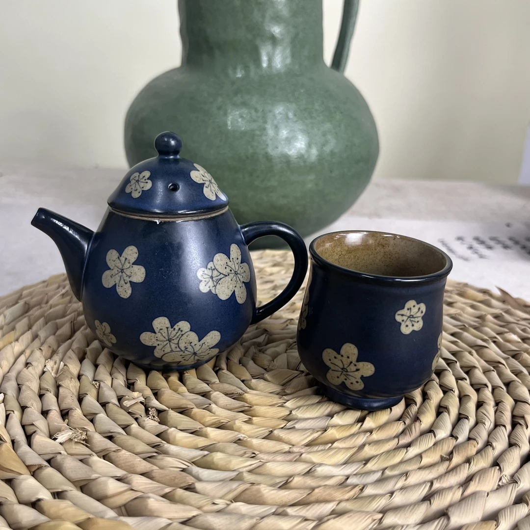 蓝底白花小壶+杯（阿颜专属）
