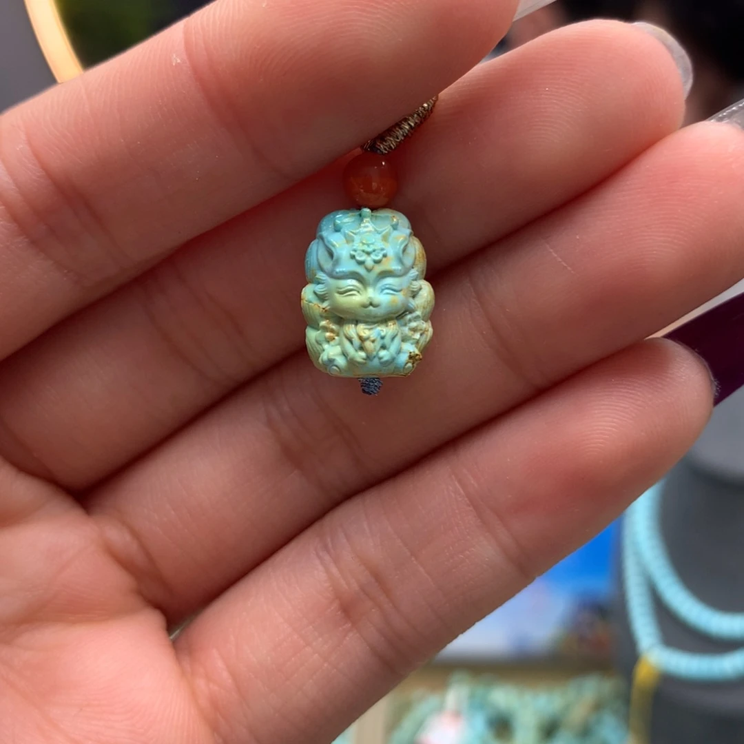 绿松石挂件未镶嵌