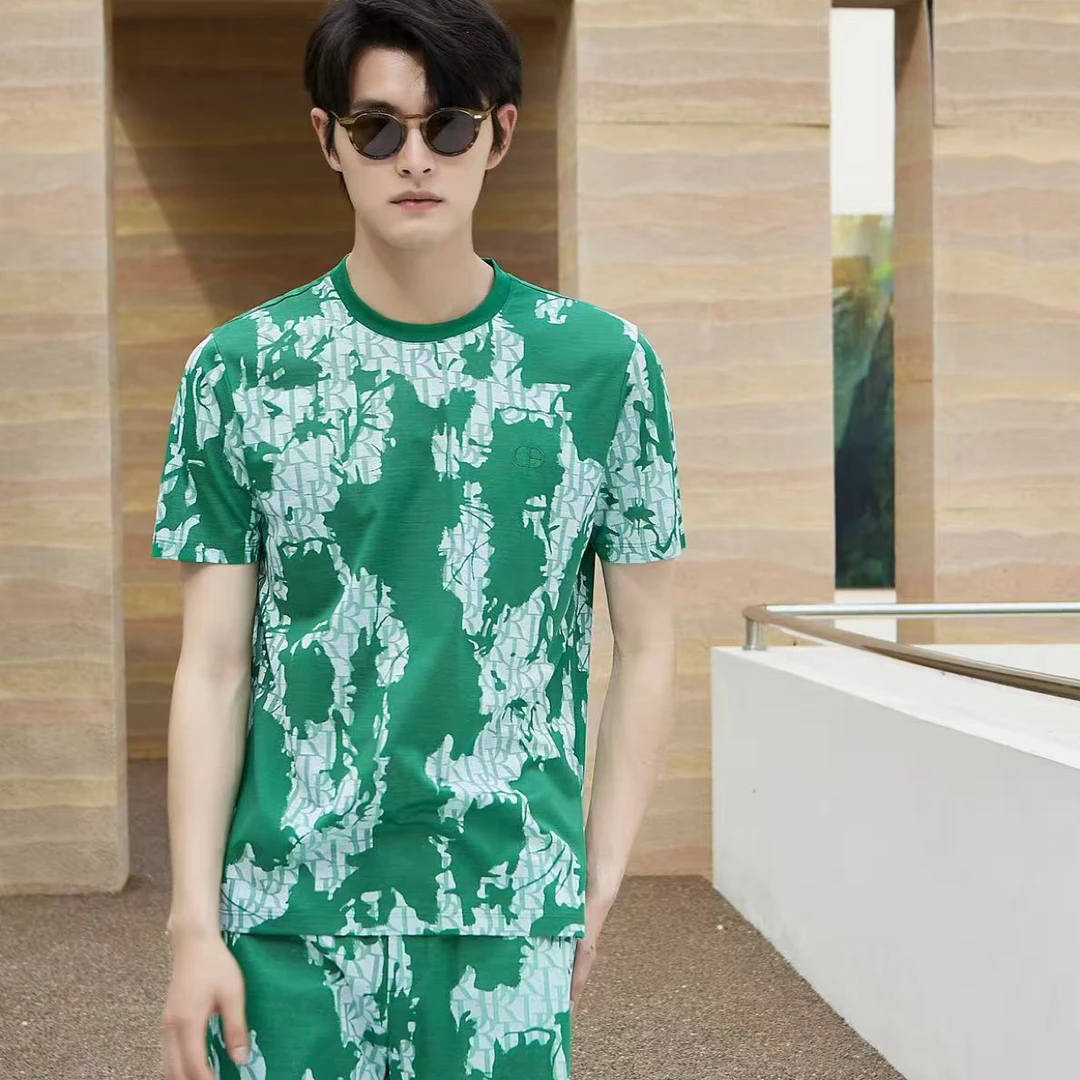 DROLL休闲男士短袖舒适亲肤T恤夏季上衣DSD68T1005