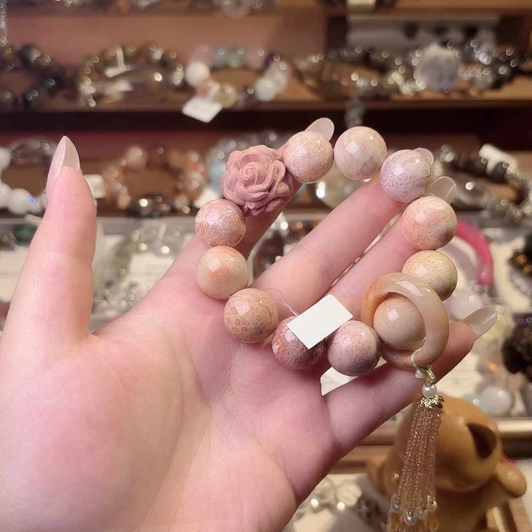 Y***a水晶手链合金手串