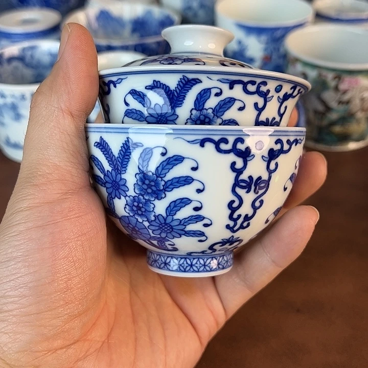瓷片景德镇全手工手绘陶瓷