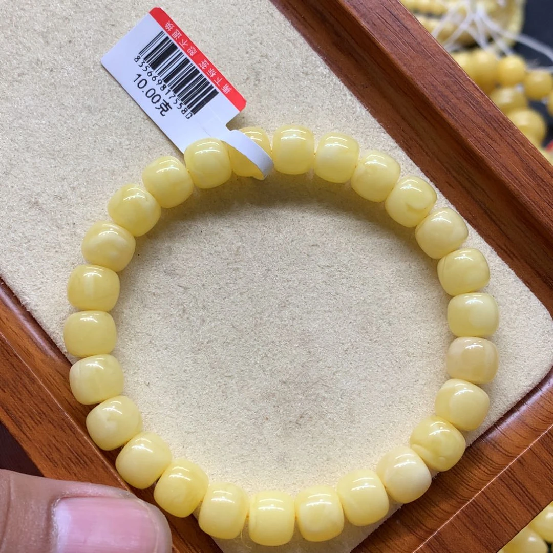 未镶嵌蜜蜡手链蜜蜡