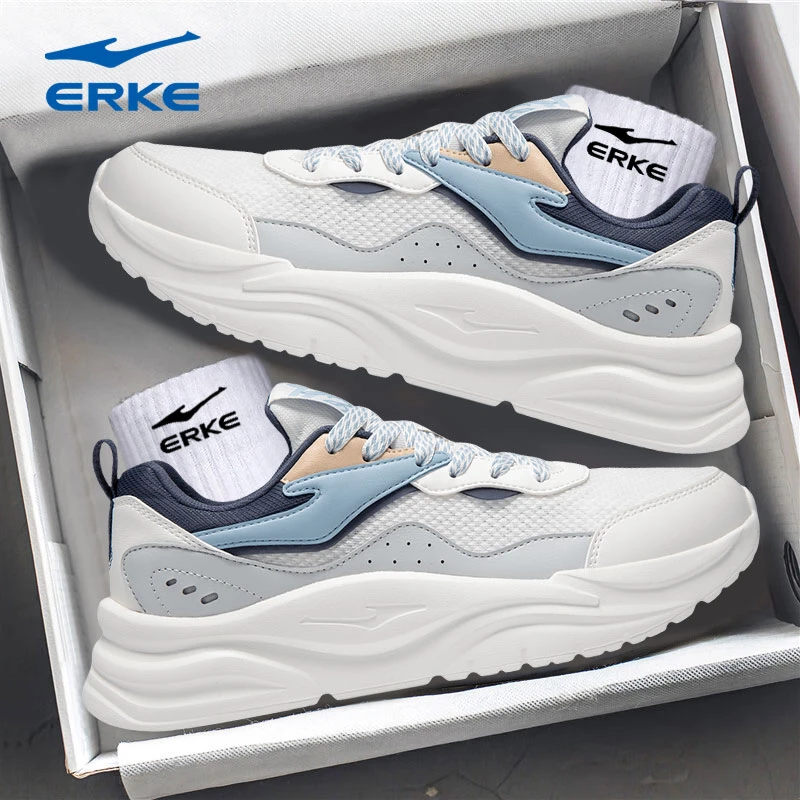 鸿星尔克男鞋运动鞋男秋冬新款网面透气休闲鞋官方正品男士跑步鞋