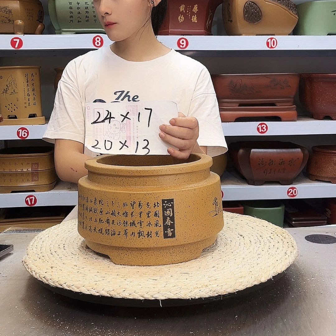 紫砂花盆紫砂花盆