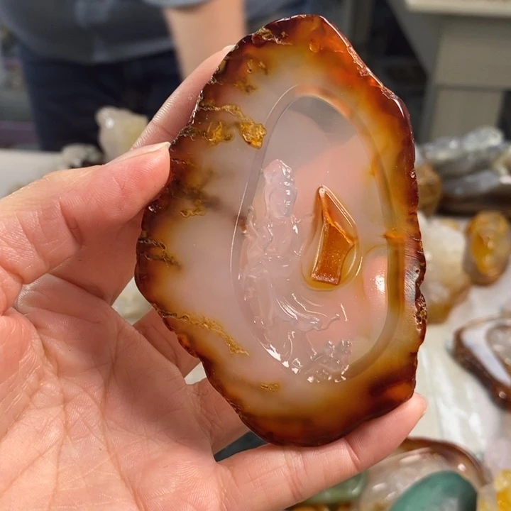 玛瑙/玉髓吊坠(不含链)未镶嵌