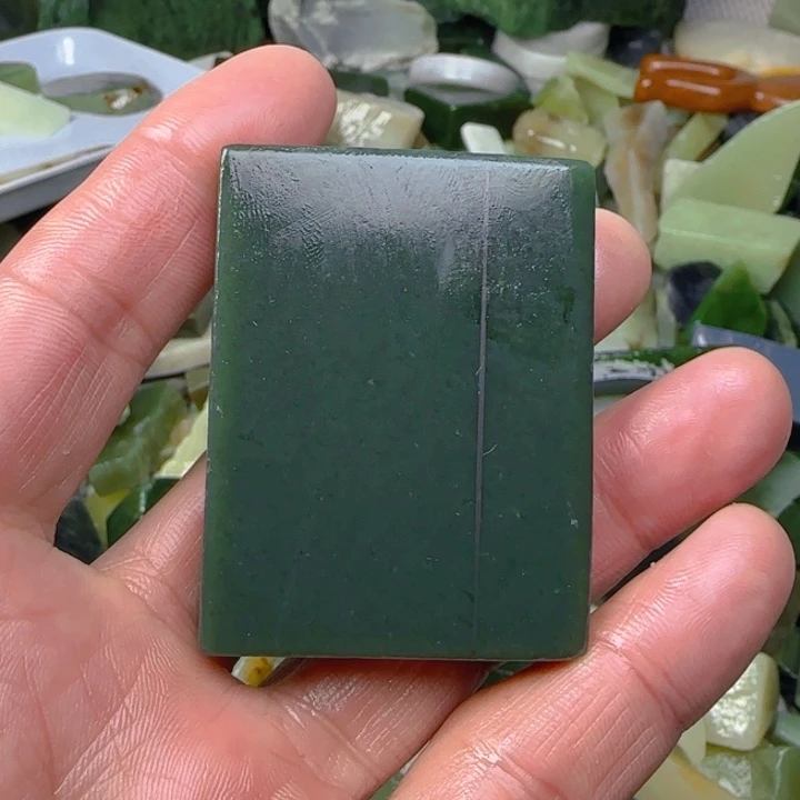 未镶嵌和田玉珠宝半成品！