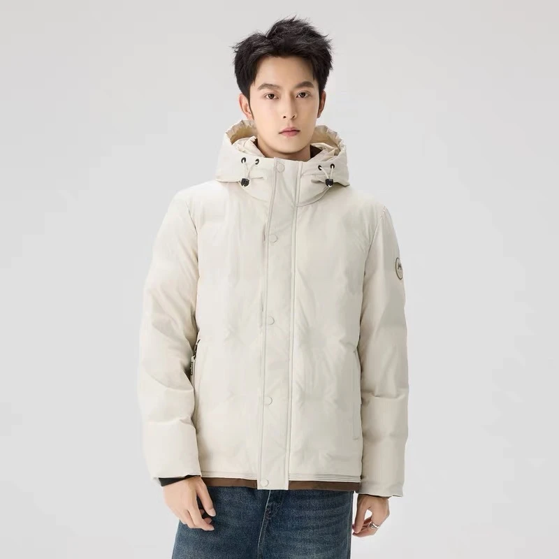 新国标大朵羽绒品牌代工加厚连帽羽绒服新款正品保暖秋冬外套D108