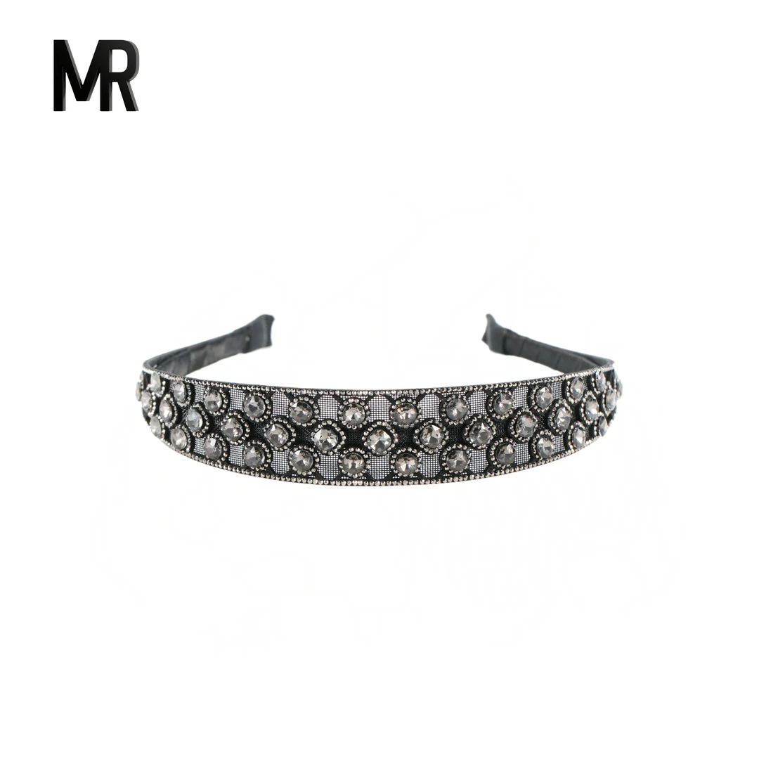 镂空豪镶发箍宽边高颅顶护发显发量女轻奢气质高级氛围感百搭饰品