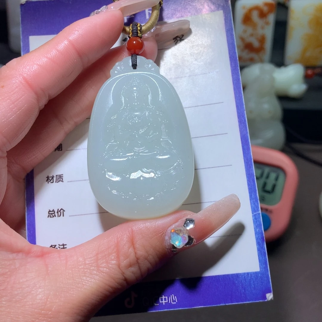和田玉挂件未镶嵌踏**云