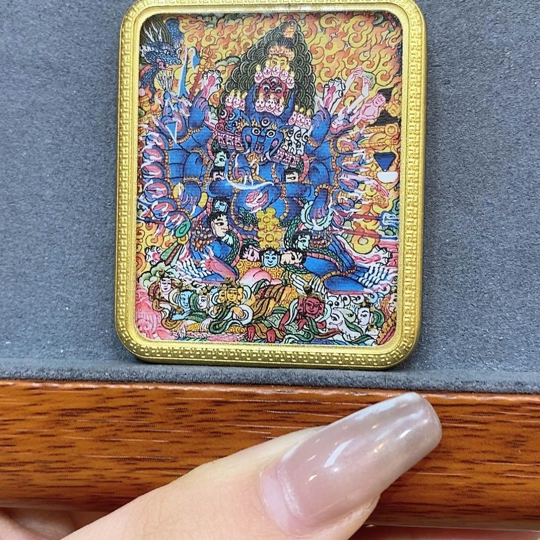 纯手绘 大威德 吊牌