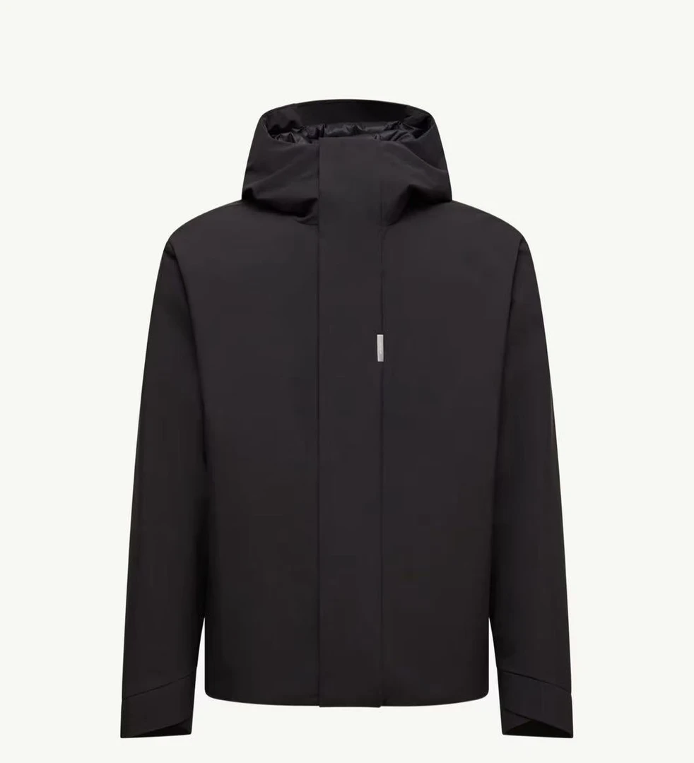 未使用 MONCLER 盟可睐蒙口/GG/GATILLIER 男士黑色羽绒服