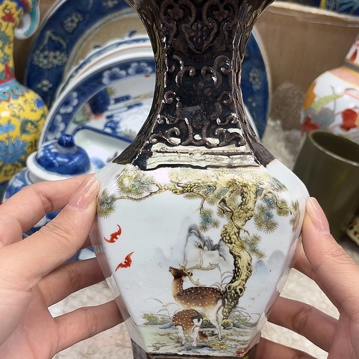 瓷片瓷器摆件 瓷器摆件