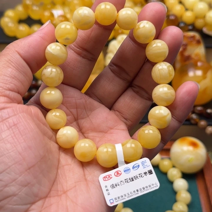 琥珀未镶嵌珠宝奇石M277号11+虎皮妖花