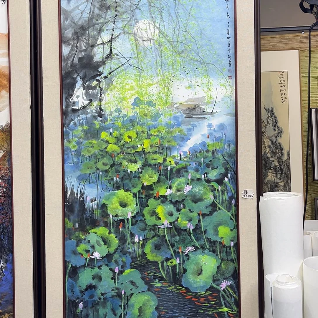 国画手绘国画，精品山水，画心