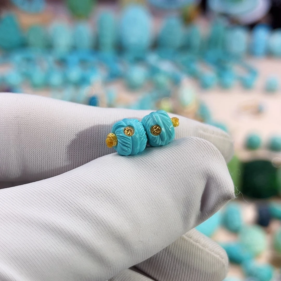 绿松石珠宝奇石未镶嵌