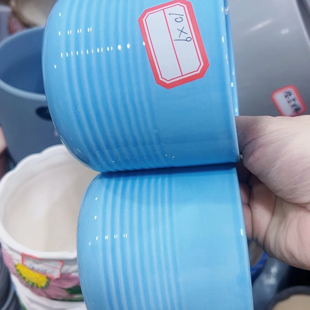 外贸尾单陶瓷花盆凑单10米包邮